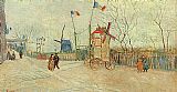Montmartre Canvas Paintings - Holiday at Montmartre